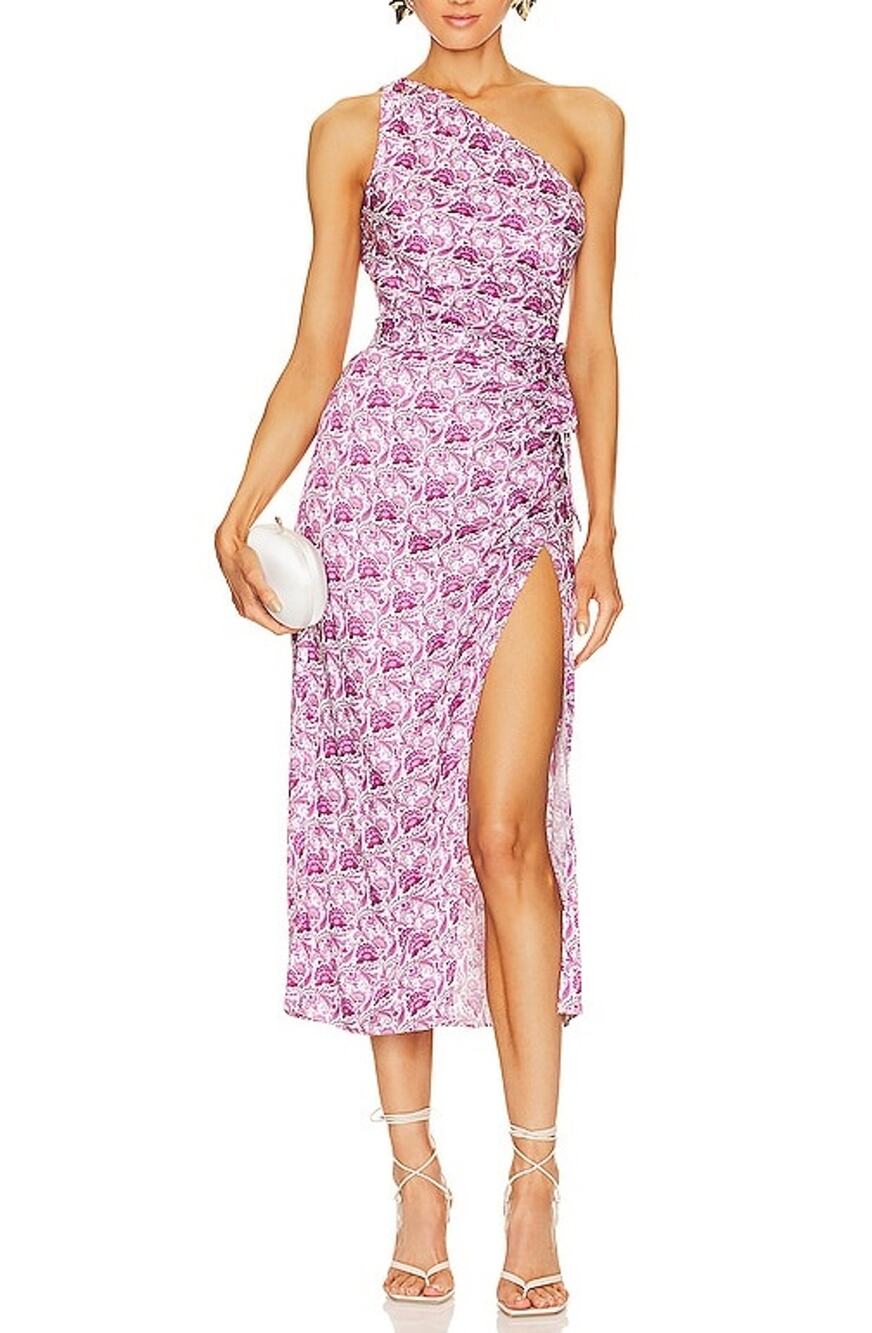 Cami Nyc Asymmetric Purple Nanu Dress Size 2